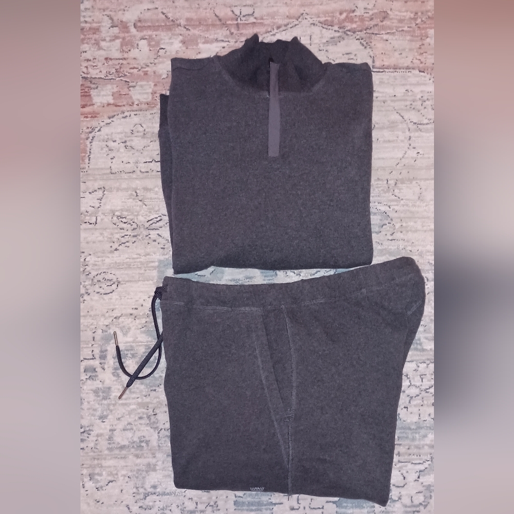 Mack Weldon Heathered Gray Men's Jogger Set Size Medium